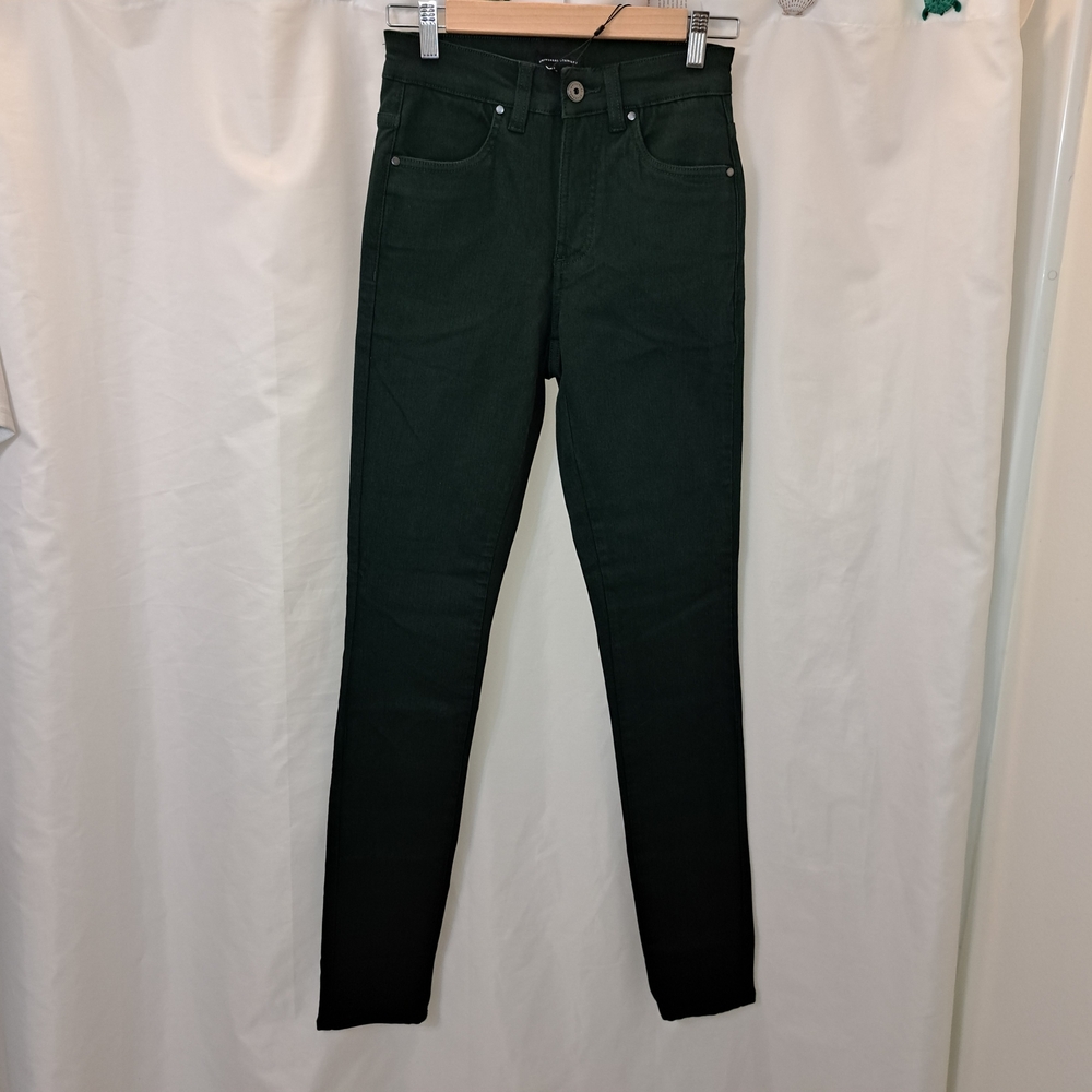 NWT Sz 2L Universal Standard Deep Green Skinny Jeans